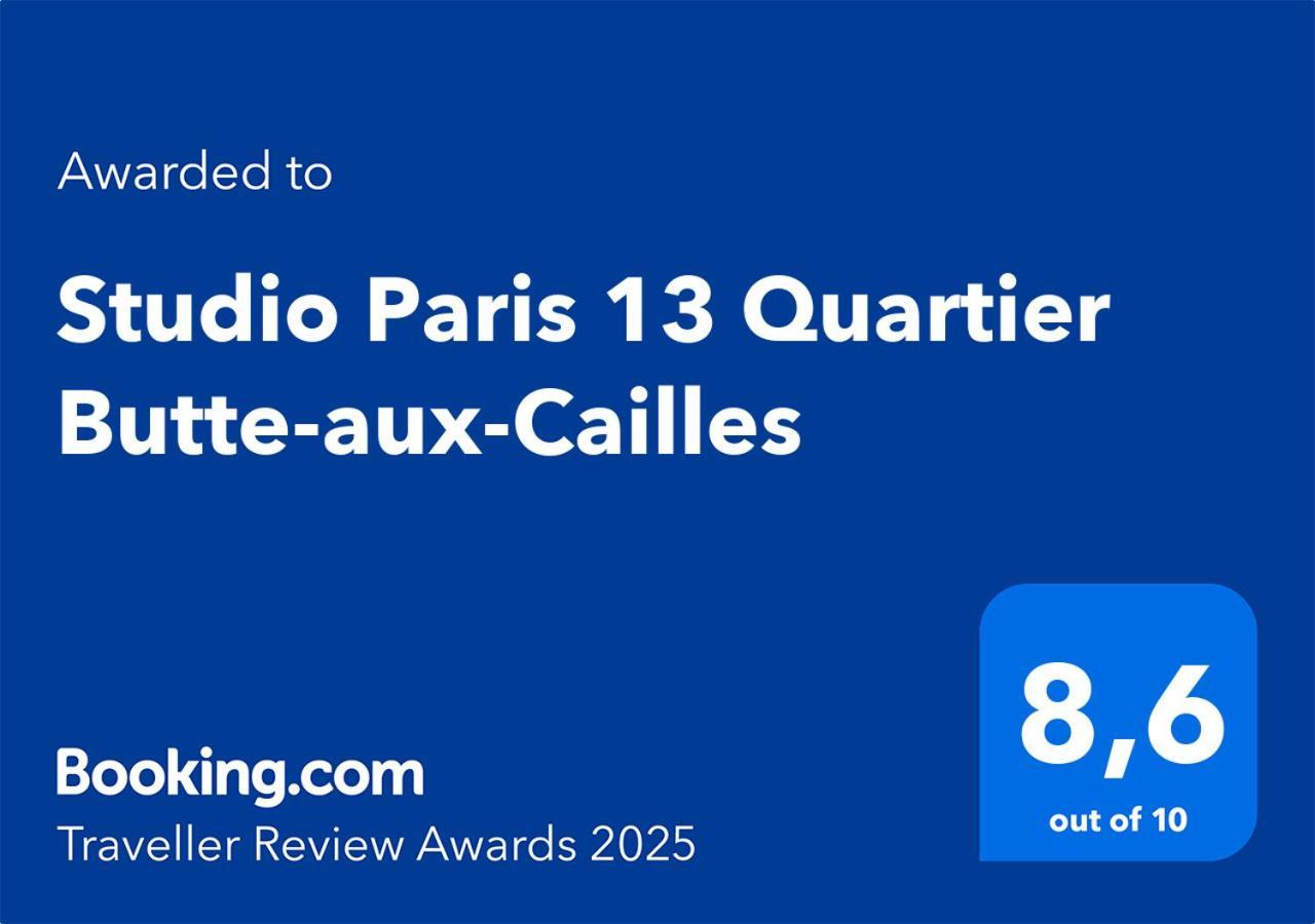 Studio Paris 13 Quartier Butte-Aux-Cailles Eksteriør bilde